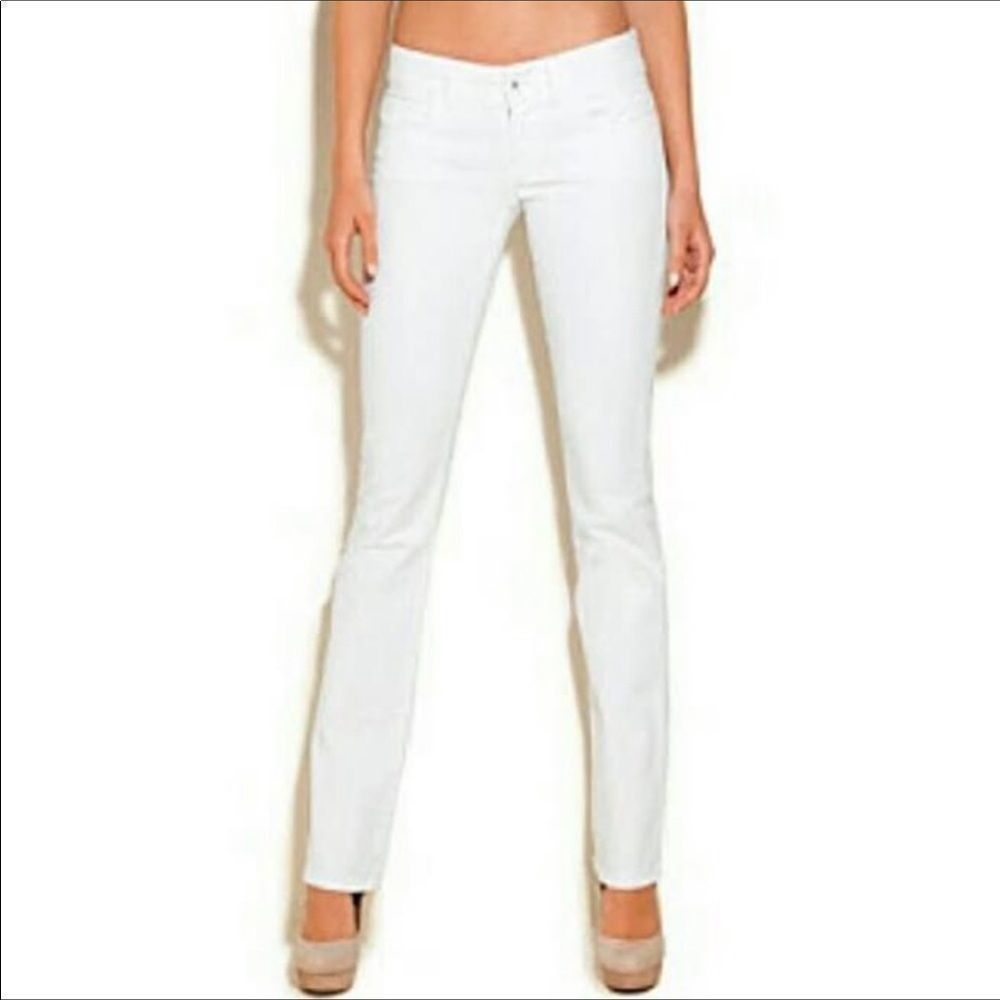 Guess Daredevil-Boot white Jeans low rise.